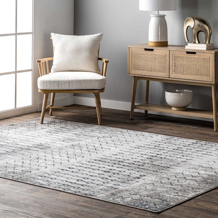 Nuloom Isla Modern Motif Area Rug 4ft 3in x 6ft LPBL03A-406